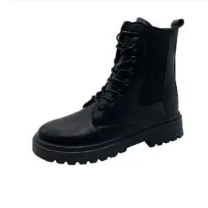 사이드밴딩 여성첼시부츠 검정워크 레이스업워커 (WFK64H1)