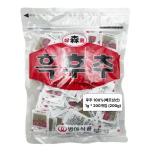 범아 뽀빠이 흑후추 (1g*200개입) x 10개 1박스
