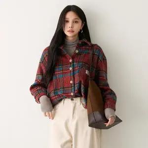 [피핀샵]체크 데일리 남방 49848