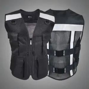 배달 안전조끼 신호수 현장 재귀반사 작업복조끼 (WFJ6X5U)