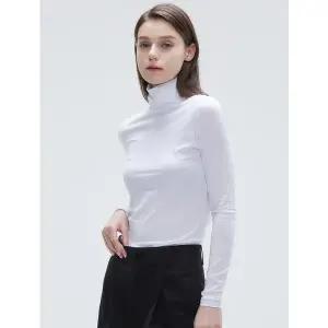 [YJACK](센텀시티점)W_모어텐션 슬림핏 롤넥 긴소매 티셔츠 (120gsm) LJT1822L