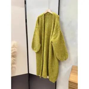 여자 롱가디건 보들보들 니트 가을 겨울 빅핏 도톰 카디건 롱 아우터 원픽4