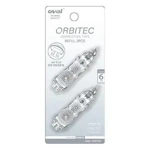 리필용 오발 1P 교체형 투명 10개 수정테이프 학용품