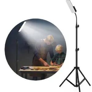 TC 포터블LED워크 라이트 충전식 랜턴스탠드세트2500루멘 (WFJ7014)