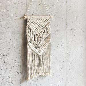 베이지 코튼 벽장식 거실 가리개 침실 포인트 소품