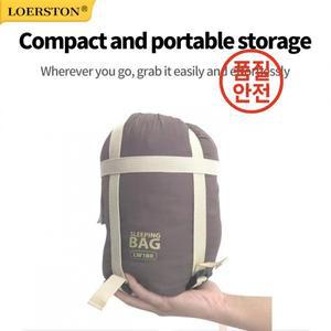 캠핑 초경량 소형 성인 침낭 하이킹 여행 빨 수있는 다운 코튼 절연 먼지 휴대용