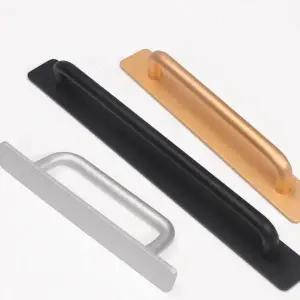 붙박이장서랍장손잡이 부착형 방문 붙박이문고리 무타공 부착식 (WFJ6I0L)