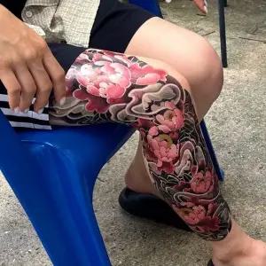 작약화 이레즈미 타투 문신스티커 (WFJ6HZ1)