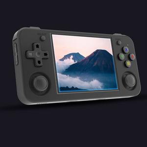 엔버닉 RG35XX 휴대용게임기 비디오 시스템 SD 화면 256GB 콘솔용 플러스 블랙