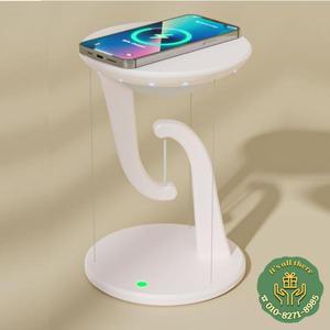 창의적인 공중 부양 무중력 LED 램프 - 빠른 무선 휴대폰 충전 침실 무드등 장식