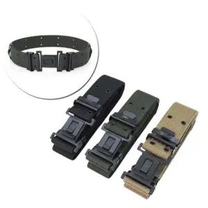 N4066 군인 부대 탄티 전술 아웃도어 벨트 카키 군부대 탄띠 벨트