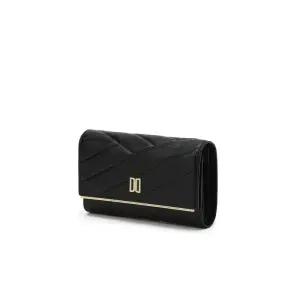 국내 매장판 닥스 vk 지갑 선물포장 DCWA5E419 블랙 칼라일 패턴 골드 DD로고 소가죽 중지갑 여성 여자 정