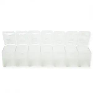 이쁜이 알약케이스 약정리함 사각약통 130x25x25mm 7구 휴대용약통