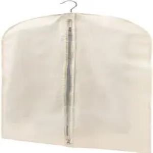 핸드메이드 정장 가운 보관가방 100 면 의류 커버 남성 선물 지퍼 세탁가능한 걸이 천 웨딩원피스 가방 (42