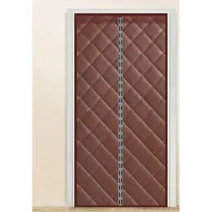 최강 방한 현관 우풍 방풍 커튼 우레탄 창문 대형 커피색 130x220