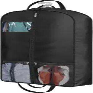 미스로 43 여행용 헤비 듀티 의류 가방 6 가제트 정장 옷장 보관용 손잡이 4 셔츠 코트 원피스용 포켓 남성