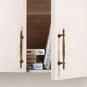 빈티지 가구 손잡이 프랑스식 서랍 수납장 옷장 문 미니멀리스트 싱글 홀 서랍 알루미늄 합금 찬장