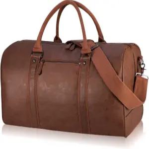 세이포크니아 오버사이즈 더플 여행 가방 방수 가죽 주말 남성 또는 여성 행백에 큰 휴대용