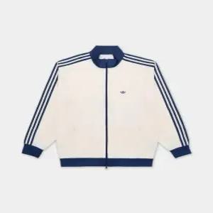 아디다스 오리지널 베켄바우어 트랙탑 크림 화이트 블루 KC3335