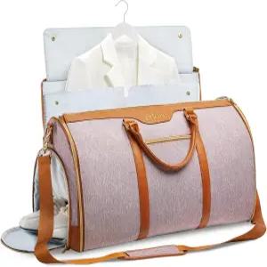 여행용 의류 가방 신발 수납공간 컨버터블 캐리온 더플 출장 주말 휴가용 방수 주름 없는 수트 캐리어