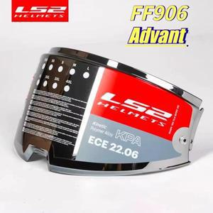 오리지널 LS2 FF906 오토바이 헬멧 렌즈 Advant 교체용 윈드쉴드 김서림 방지 스티커 포함)