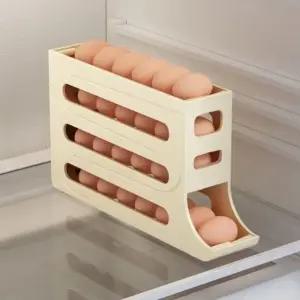 냉장고 30구 계란 달걀 자동롤링 에그트레이 보관함 계란보관함 에그트레이
