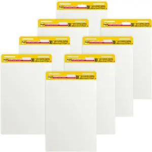 포스트잇 슈퍼 스티키 이젤 패드 25인치 x 30인치 흰색 30장/패드 8장/팩