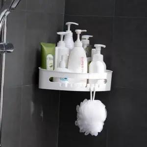 푸시형 bns 흡착식 오키로 후크 코너선반 무타공/푸시형/걸이/욕실/수납 AW557