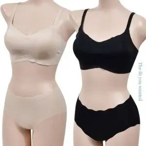 고품질 브라세트 노와이어 여성속옷세트 여성팬티 팬티 (WFK6OMD)