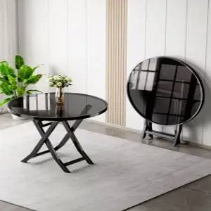 올렌토 원형세라믹식탁세트 2인용 테이블 세라믹식탁