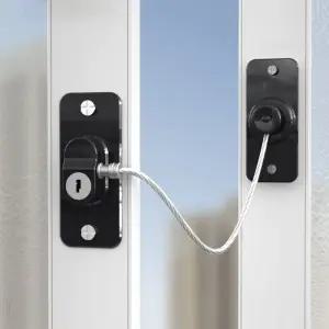 문열림방지 안전장치 무타공 열쇠/샤시/스토퍼/샷시/부속/창문/고정/안전/잠금/장치/도어락/문/열림/방지