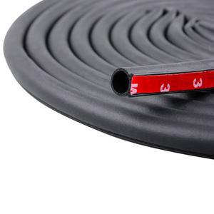 19.7피트 길이의 문과 창문용 풍화 박리 씰 스트립 자가 접착식 백킹 큰 간격 5/16인치에서 11/20인치