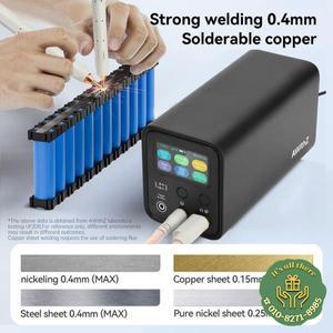 AWithZ UF20B 전문가용 스팟 용접기 풋 페달 포함 99단계 조절 DIY 리튬 배터리 니켈 시트 용접용