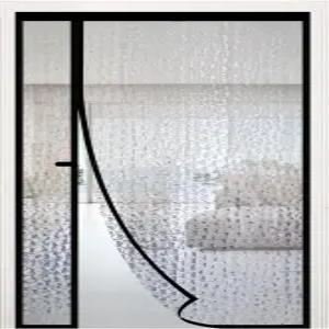 RELIANCE 마그네틱 단열 도어 커튼 방수 EVA 커버 왼쪽 측면 개구부 피팅 크기 34인치 x78 자동 닫힘