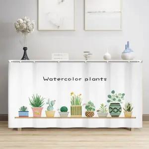 붙이는 찍찍이 싱크대 간이 가리개 커튼 가림천 미니 신발장 팬트리 수납장