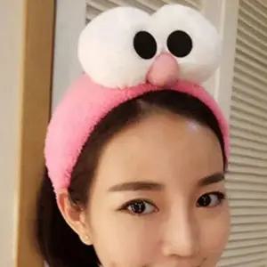 고품질 캐릭터 극세사 머리띠 세안 준비 헤어밴드 화장 미용 (WFK9FPK)