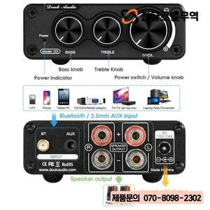 Douk Audio-G3 미니 블루투스 5.0 TPA3116 디지털 앰프, HiFi 2.0 채널 스테레오 오디오 고음 베이스 톤 컨