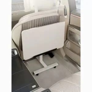 프리미엄 차량 뒷좌석 노트북 독서 스탠드 테이블 화이트 상판x화이트 30x50