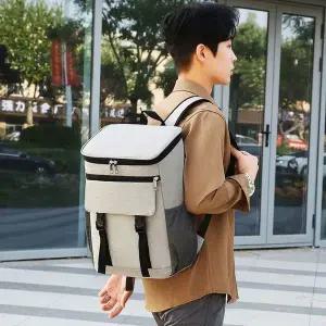 [골드스마일]보온보냉 백팩 그레이블랙 20L 간식 음료 바캉스 여행