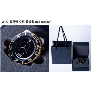 [WPG Golf] 시계형 금도금 골프 볼 마커 / 물방울 수평계 탑재 허리착용 선물용 프리미엄 디자인