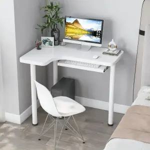 1인용 코너책상 공간활용 원룸 테이블 책상 우측 노트북