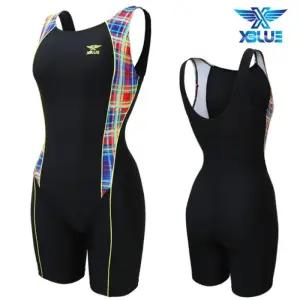 XBLUE 여자 아쿠아로빅 반전신 수영복 N121725