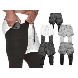 트레이닝 팬츠 지퍼백포켓바지 남자 남자스포츠웨어 복싱반바지 조깅반바지
