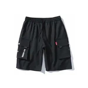 남성캐주얼 반바지 팬츠 남성바지 카고 트레이닝 허리밴딩 7부팬츠