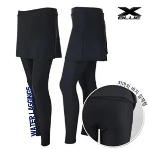 [셀러허브 스포츠레저]XBLUE 여자 9부 치마바지 워터레깅스 N13182 체육