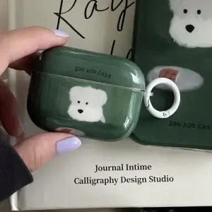 아트박스/위티위글 미노라 그린 비숑 에어팟 1/2/3/4 PRO 케이스