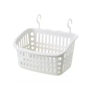 ( )고리 인테리어 연결형 플라스틱 수납 바구니 소형 주방 욕실 보관 정리