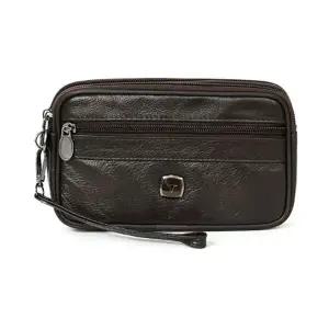 미니 가죽백 데일리 손가방 지갑 가죽 가방 브라운