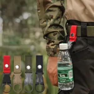 이중잠금 물병 스트랩 버클 백패킹 물통 트레일러닝 eFB8+5qTa