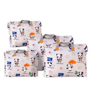 팬더 이불 수납가방 (소)50x40 캠핑가방 물놀이가방 대형이불가방 낮잠가방